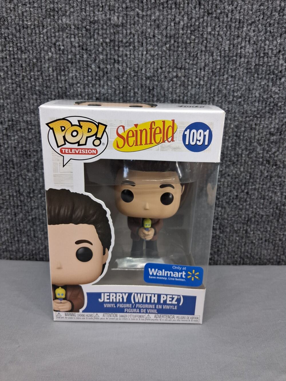 Funko Pop Television Jerry Seinfeld With Pez 1091 Walmart Exclusive Vinyl Figure